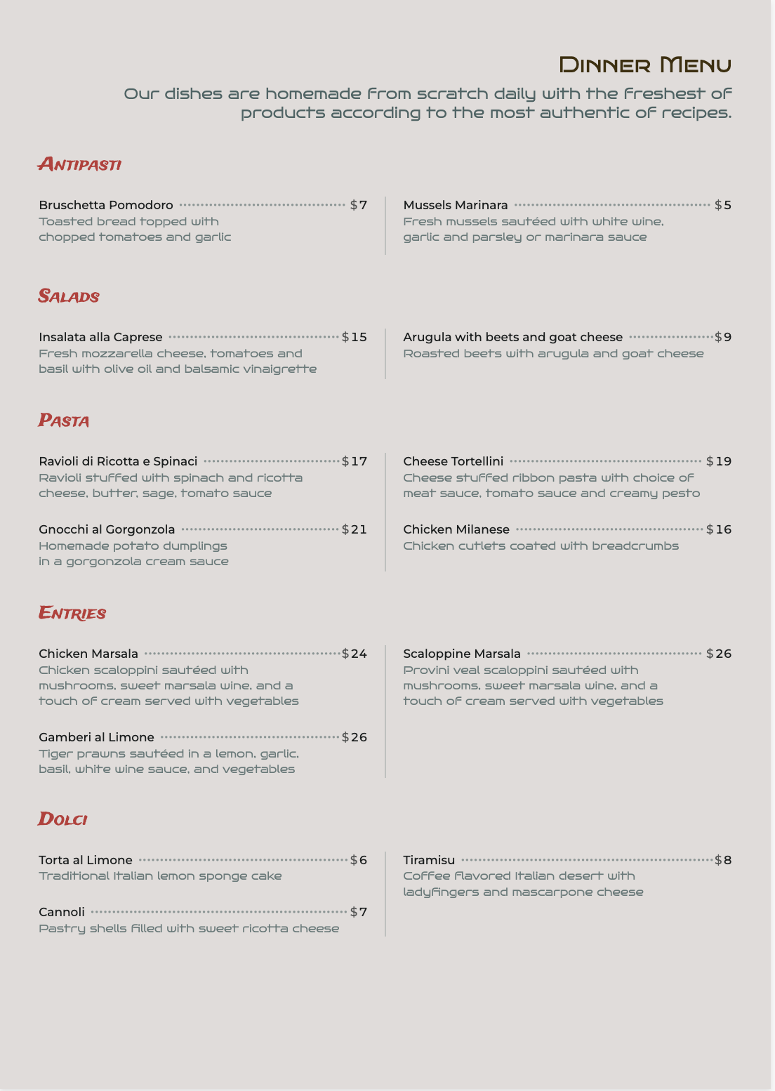 Modern editorial paper menu design